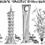 kevin miller cartoon- worlds tallest structure